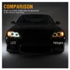 Set di 2 luci LED bianche brillanti "Angel Eyes" (occhi Anteprima dell’immagine prodotto 6