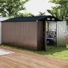 Capanno per attrezzi COSTWAY in metallo, 350 x 223 x 197 cm Anteprima dell’immagine prodotto 2