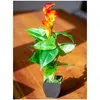 EUROPALMS Calla mini, Kunstpflanze, gelb orange, 43cm Produktbild-Vorschau 7