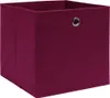 vidaXL Boîtes de rangement 4 pcs. Rouge foncé 32x32x32cm Voir les images du produit 1