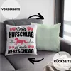 Trendation - Pferde Deko-Kissen mit Füllung 40x40 Geschenk Produktbild-Vorschau 2