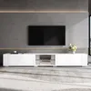 Meuble TV Merax avec portes en finition haute brillance, Voir les images du produit 3