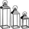 Set di 3 lanterne "Seif" con struttura esterna e interna in Anteprima dell’immagine prodotto 1