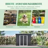 Metall Gerätehaus Gartenhaus mit Pultdach Fundament Produktbild-Vorschau 5