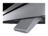 A close-up view of the stand of a computer monitor or similar electronic device. Produktbild-Vorschau