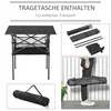 Campingtisch aus Aluminium faltbar Klapptisch Falttisch mit Produktbild-Vorschau 5