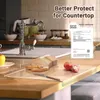 Schneidebrett,transparente Arbeitsplatte mit Lippe,dickes, Produktbild-Vorschau 5