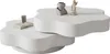 Sweiko 74.8x67.5x31cm Table basse en forme de fleur, Voir les images du produit 11