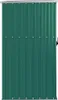 vidaXL Casetta da giardino Verde 88x89x161 cm Acciaio Anteprima dell’immagine prodotto 5