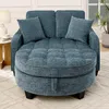 Divano letto 2 in 1 con pouf contenitore, divano Anteprima dell’immagine prodotto 9