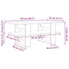 Couchtisch Sonoma-Eiche 102x55x42 cm Holzwerkstoff Produktbild-Vorschau 7