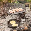 Esschert Design 7dílná sada nádobí pro vaření na ohni černá Náhled obrázku produktu 7