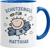 SpecialMe® personalisierte Kaffeetasse Schutzengel mit Name Produktbild-Vorschau 1