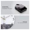SensaHome Horloge murale en verre, 30 cm de diamètre - Voir les images du produit 2