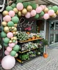 10 Stk. Luftballon Ø30cm "Uni Pastell" | Rosemarin Grün Produktbild-Vorschau 3