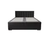 A bed with a headboard, shown from the front. Produktbild-Vorschau