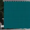 ABAKUHAUS Teal Streifen Duschvorhang, Monochrome Art und Produktbild-Vorschau 4