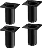 4 Stück Möbelfüße BRAVO Höhe 80 mm (+ 10 mm) Ø 40 mm Produktbild-Vorschau 1