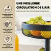 Étagère à fruits eluno, corbeille à pain ronde à deux Voir les images du produit 6