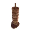 Coquetier et support "The Tower" set de 6 pièces en bois Voir les images du produit 3