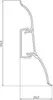 2 Meter Sockelleiste 62mm PVC Wenge Laminatleisten Produktbild-Vorschau 2