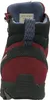 The back view of a red hiking boot. Produktbild-Vorschau
