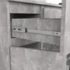 Kommode K100 Beton 101 cm 2 Türen 3 Schubladen 6 Regalböden Produktbild-Vorschau 3