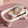 Baignoire pour bébé Pliable avec thermomètre et coussin de Voir les images du produit 1