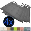 Stuhlkissen Nizza 38x38 cm 4er Pack Sitzkissen mit Produktbild-Vorschau 1