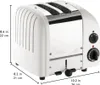 Dualit 2 slot NewGen, 1200W, 3,5 kg, 260 x 210 x 220 mm Produktbild-Vorschau 1