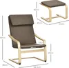 HOMCOM Relaxsessel mit Fußhocker Armlehnensessel Produktbild-Vorschau 3
