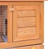 vidaXL Kaninchenstall Kleintierhaus Hasenstall 1 Tür Holz Produktbild-Vorschau 3