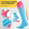 CAMBIVO Calze Compressione Graduata Donna Uomo 3Paia, Anteprima dell’immagine prodotto 2