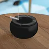 Sturmaschenbecher 2er Set Ø 11,5cm Keramik weiß schwarz Produktbild-Vorschau 4