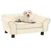 vidaXL Hundesofa Creme 72x45x30 cm Plüsch Podgląd zdjęcia produktu 9