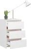 vidaXL Nachttische 2 Stk. Weiß 40x35x62,5 cm Holzwerkstoff Produktbild-Vorschau 10