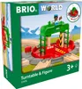 Lok-Drehscheibe mit Kontrollbrücke BRIO 63347600 Produktbild-Vorschau 2