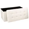 Lysandre" doppelfaltpuff beige  - Atmosphera créateur Produktbild-Vorschau 2