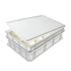 2x Pizzaballenbox mit Deckel, 40x30x7,5 cm | Gärbox, Produktbild-Vorschau 1