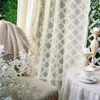 Boho Vorhänge 2er Set Beige Vintage Stricken Gardinen Produktbild-Vorschau 6