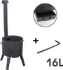 Utschak für Kasan 16 L Stahl Ø 438 mm mit Schüreisen und Produktbild-Vorschau 2