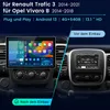 4+64G 13,1" Carplay Android 14 autorádio pre Renault Trafic Náhľad obrázku produktu 2