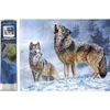 Norimpex Diamant Malerei Wolf Call 30x40cm Produktbild-Vorschau 5