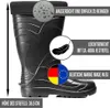 Leichte gefütterte Gummistiefel Herren EVA Gr  40-49 Thermo Produktbild-Vorschau 3