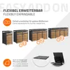 ML-Design Mülltonnenbox mit Pflanzdach für 3 Tonnen 240L Produktbild-Vorschau 7
