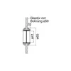 KWS Schiebetürmuschelpaar 5250 rund, Glasstärke 8 - 13 mm, Produktbild-Vorschau 2