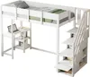MODFU Letto a castello 90x200 con contenitore e sponde di Anteprima dell’immagine prodotto 8
