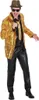 Paillettenjacke Gold Showman für Herren Gr. 48-58 Casino Fasching Karneval Mottoparty Kostüm-Zubehör glitzernd Produktbild-Vorschau