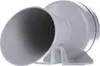 A white signal horn with a flared opening and a circular base, isolated on a white background. Náhled obrázku produktu