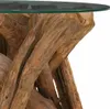 vidaXL Couchtisch, Teak Treibholz Massivholz, Rund Ø 60 cm, Produktbild-Vorschau 5